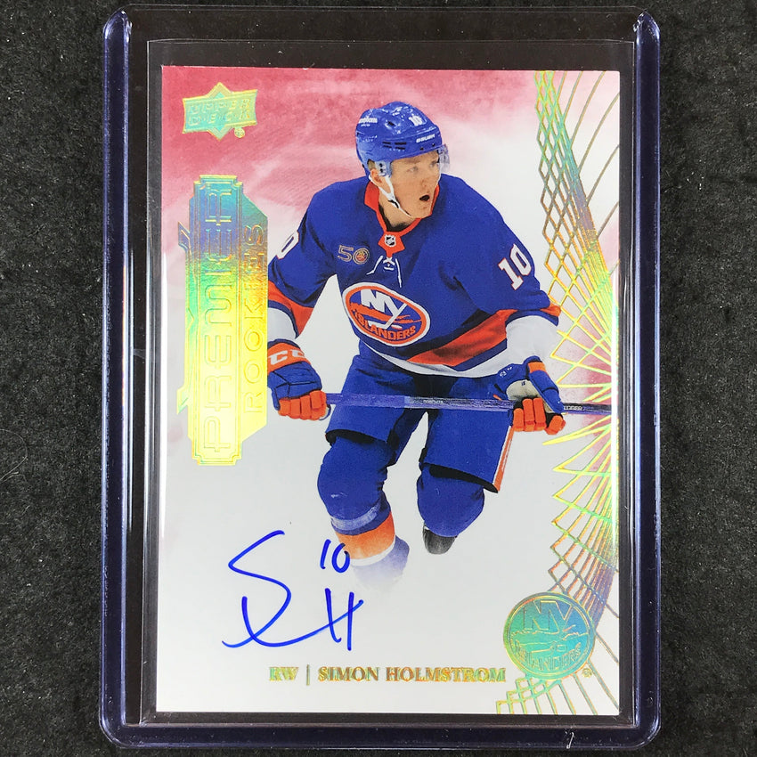 2023-24 Premier NHL SIMON HOLMSTROM 22-23 Update Base Auto #144