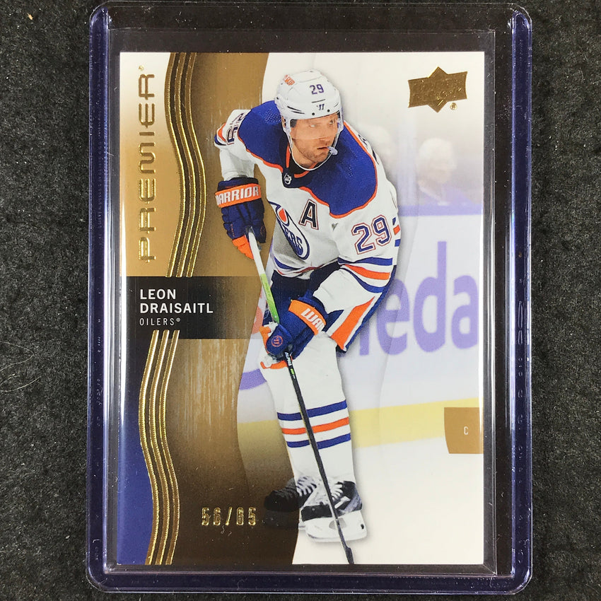 2023-24 Premier NHL LEON DRAISAITL Base Gold 56/65 #3