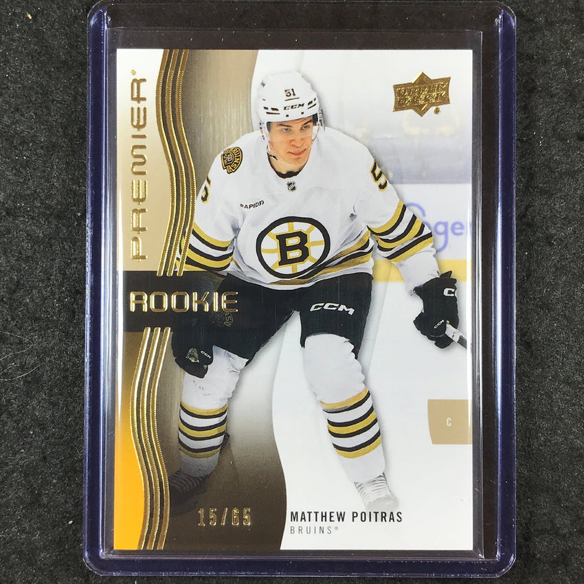 2023-24 Premier NHL MATTHEW POITRAS Rookie Base Gold 15/65 #107