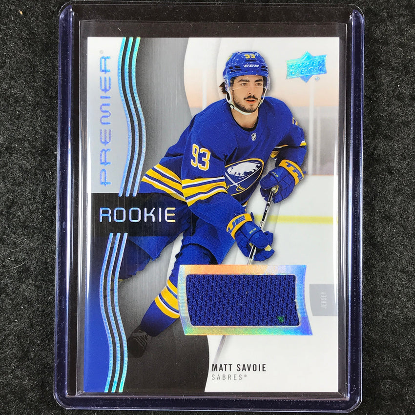 2023-24 Premier NHL MATT SAVOIE Base Rookie Jersey Relic #110