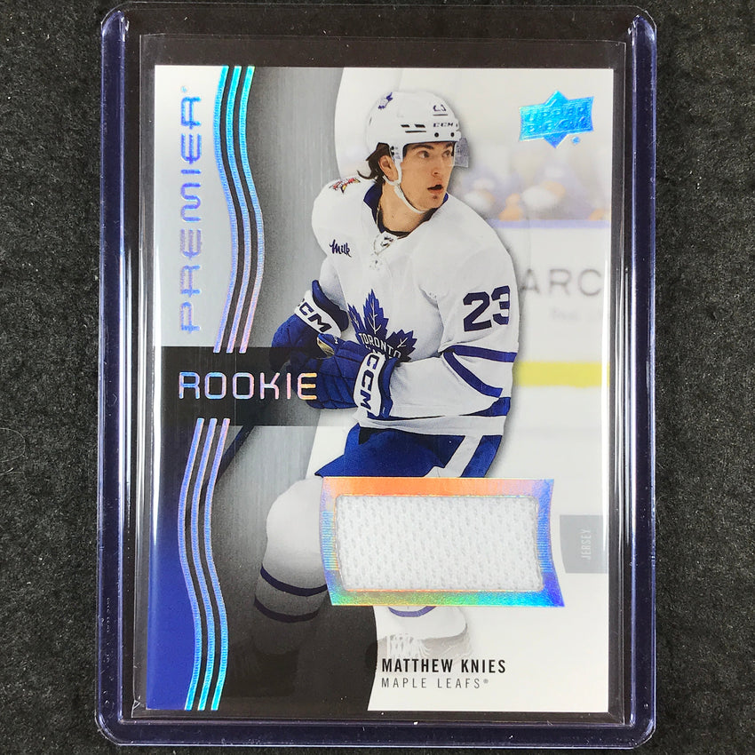 2023-24 Premier NHL MATTHEW KNIES Base Rookie Jersey Relic #138
