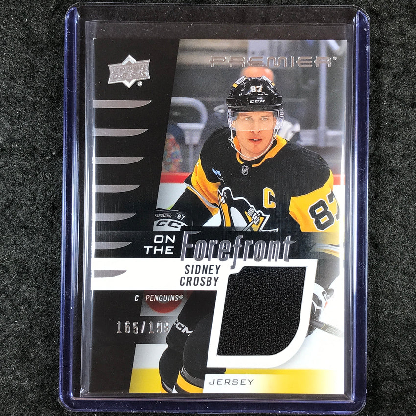 2023-24 Premier NHL SIDNEY CROSBY On The Forefront Jersey Relic 165/199