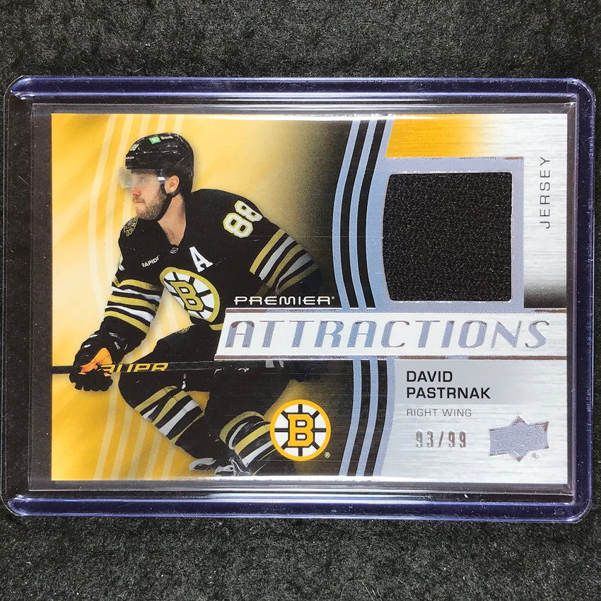 2023-24 Premier NHL DAVID PASTRNAK Premier Attractions Jersey Relic 93/99