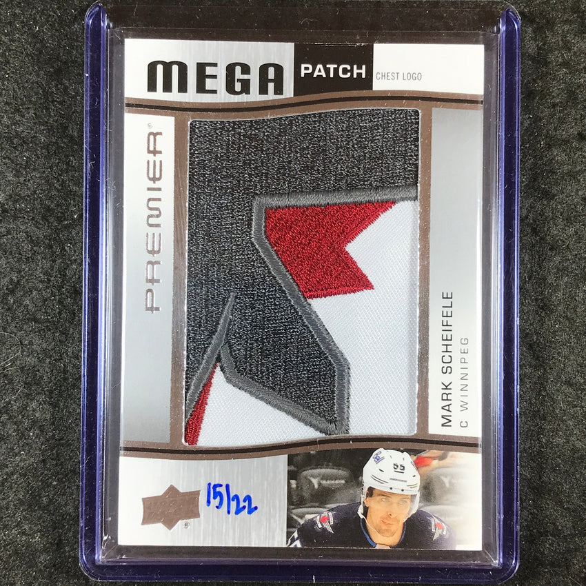2023-24 Premier NHL MARK SCHEIFELE Mega Patch Chest Logo Relic 15/22