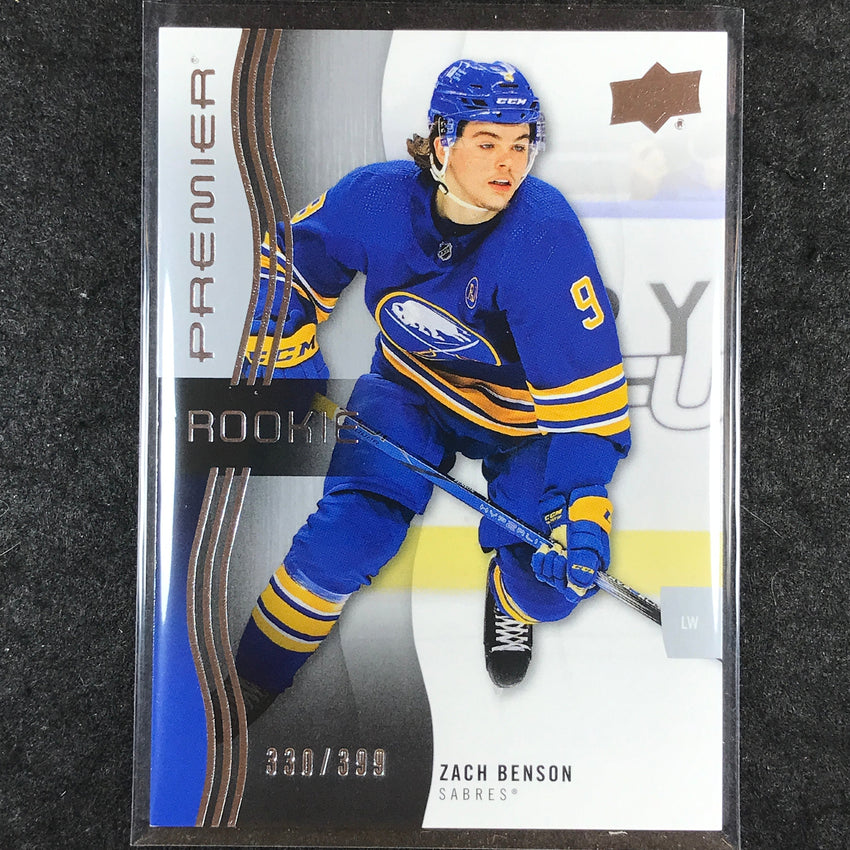 2023-24 Premier NHL ZACH BENSON Rookie Base /399 #148