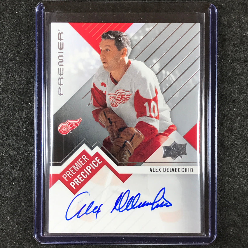 2023-24 Premier NHL ALEX DELVECCHIO Premier Precipice Legends Auto #AD