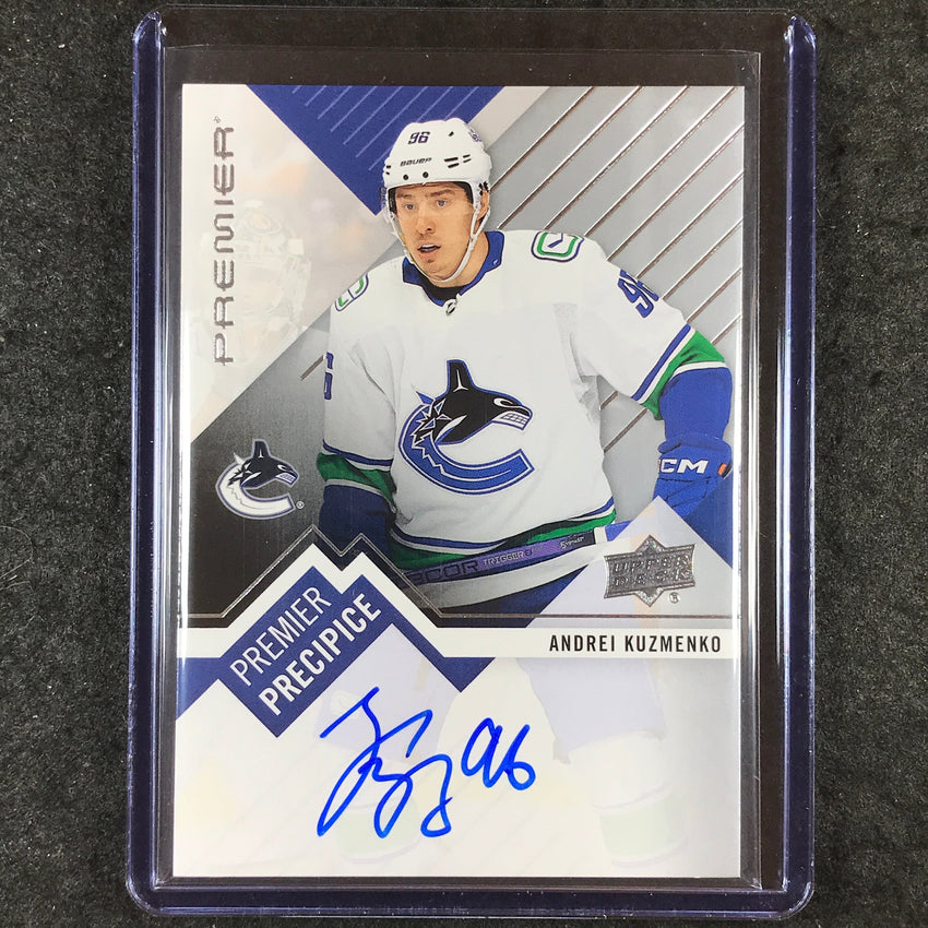 2023-24 Premier NHL ANDREI KUZMENKO Premier Precipice Auto #AK