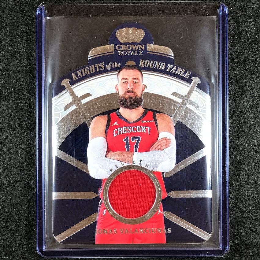 2023-24 Crown Royale JONAS VALANCIUNAS Knights of the Round Table Jersey #JVA