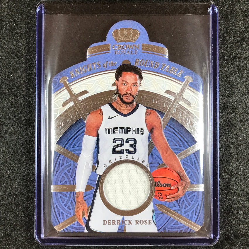 2023-24 Crown Royale DERRICK ROSE Knights of the Round Table Jersey Relic No. RSE