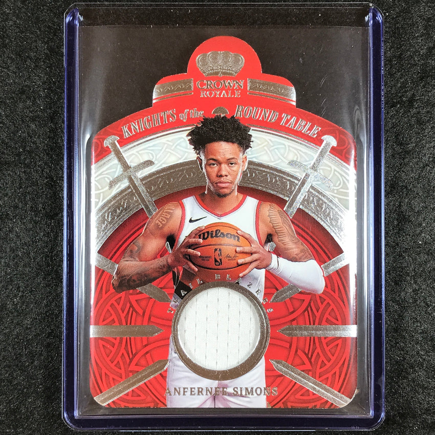 2023-24 Crown Royale ANFERNEE SIMONS Knights of the Round Table Jersey #SIM