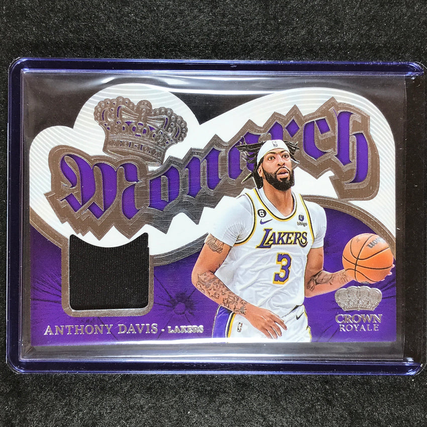 2023-24 Crown Royale ANTHONY DAVIS Monarch Jersey Relic No. DAV