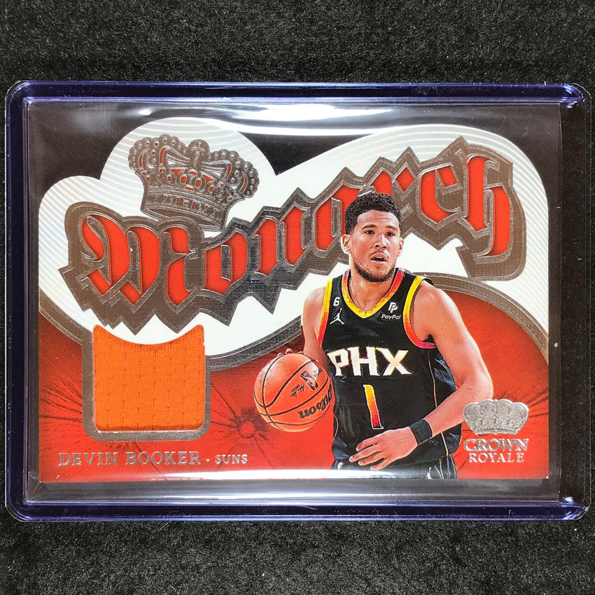 2023-24 Crown Royale DEVIN BOOKER Monarch Jersey Relic No. DEV