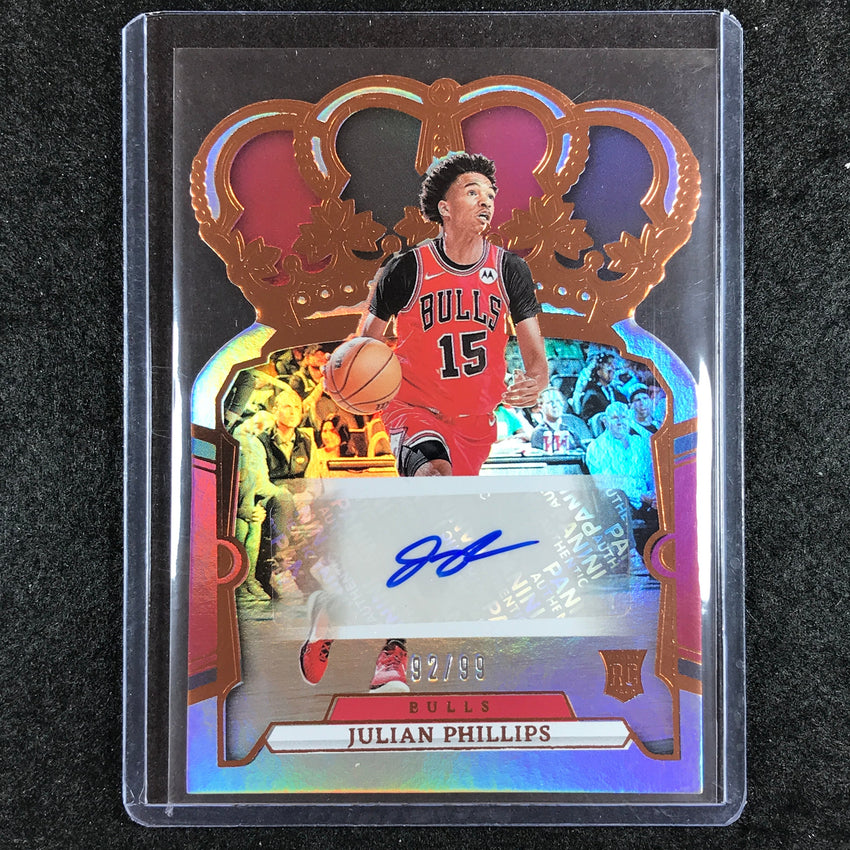 2023-24 Crown Royale JULIAN PHILLIPS Crown Rookie Auto 92/99