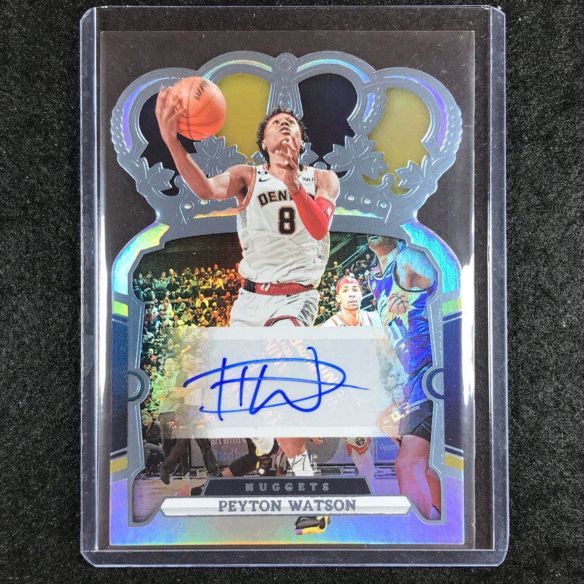 2023-24 Crown Royale PEYTON WATSON Crown Auto Blue 14/75