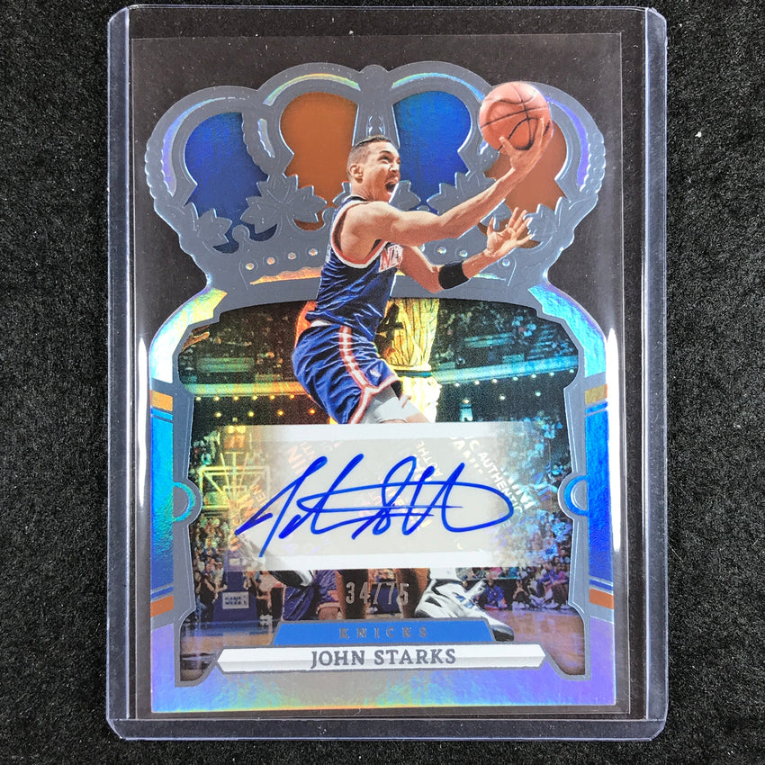 2023-24 Crown Royale JOHN STARKS Crown Auto Blue 34/75