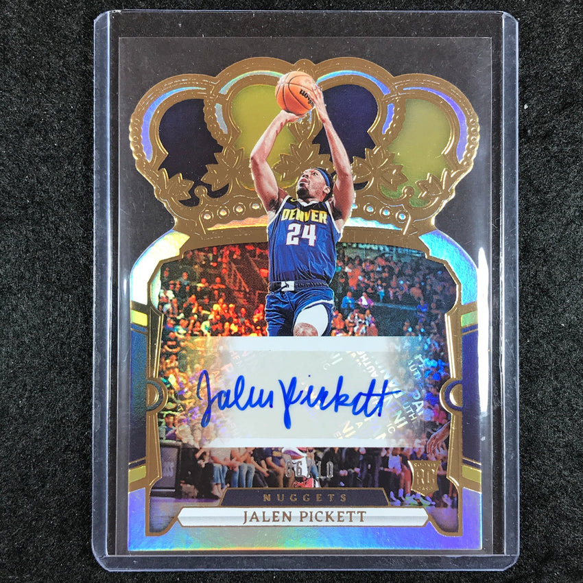 2023-24 Crown Royale JALEN PICKETT Crown Rookie Auto Gold 6/10