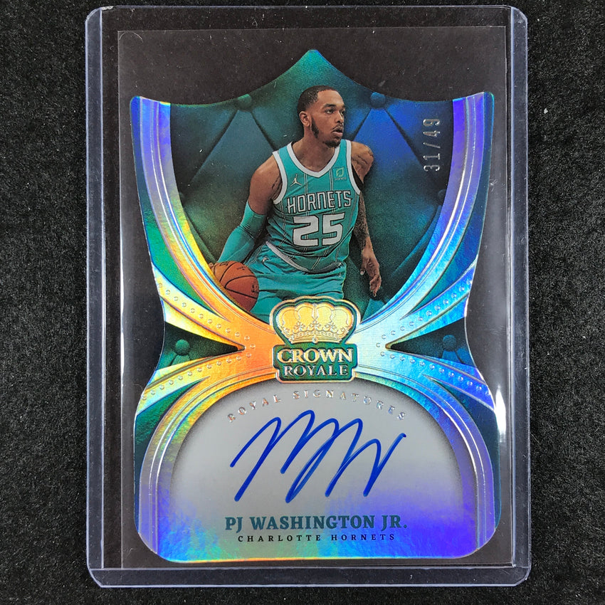 2023-24 Crown Royale PJ WASHINGTON JR. Royal Signatures Auto 31/49