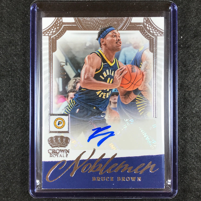 2023-24 Crown Royale BRUCE BROWN Noblemen Auto 75/99