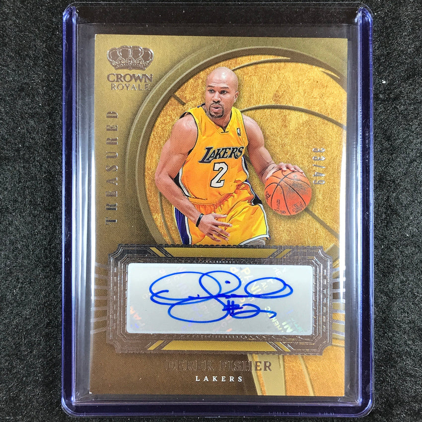 2023-24 Crown Royale DEREK FISHER Treasured Auto 33/49