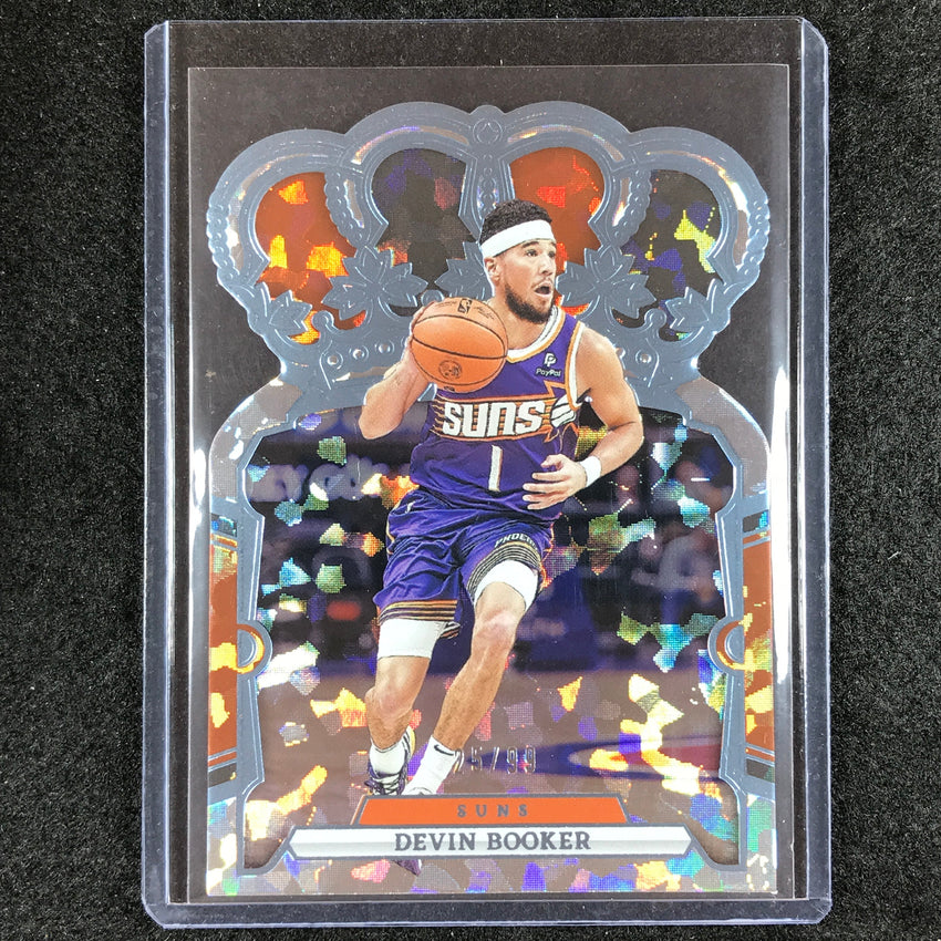 2023-24 Crown Royale DEVIN BOOKER Base Blue Crystal 25/99 No. 71