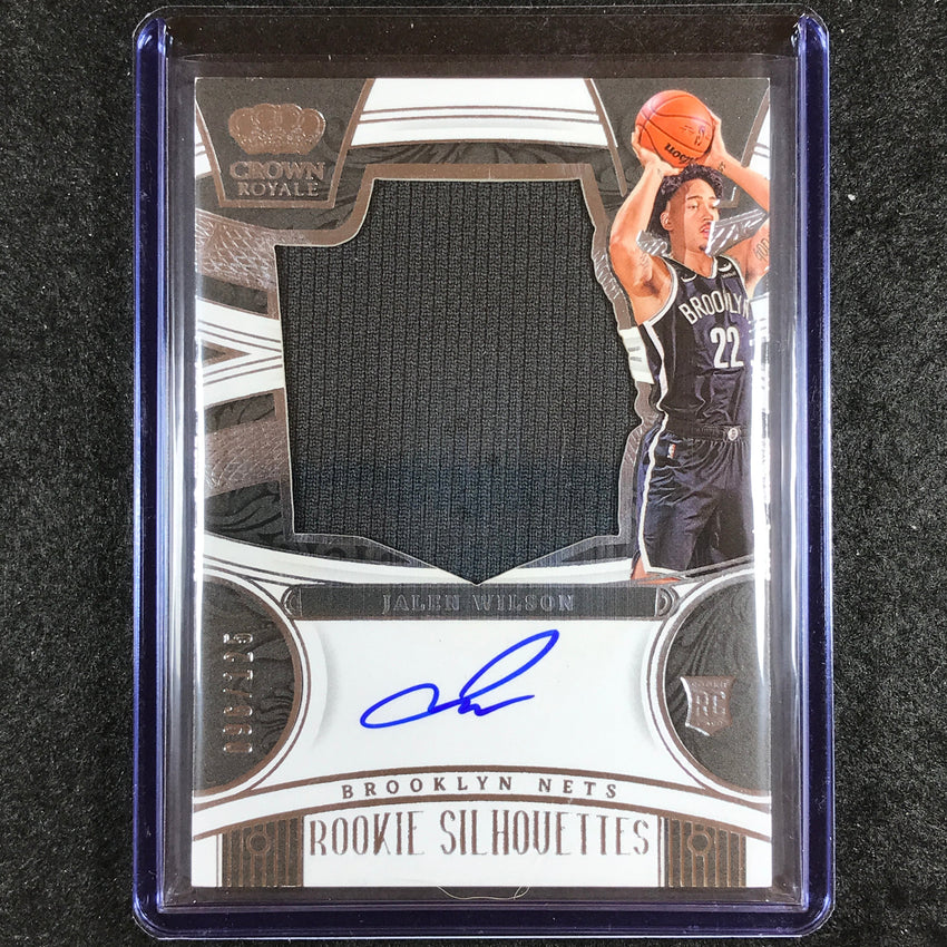 2023-24 Crown Royale JALEN WILSON Rookie Silhouettes Jersey Auto 96/125