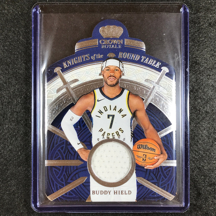 2023-24 Crown Royale BUDDY HIELD Knights of the Round Table Jersey Relic #BUD