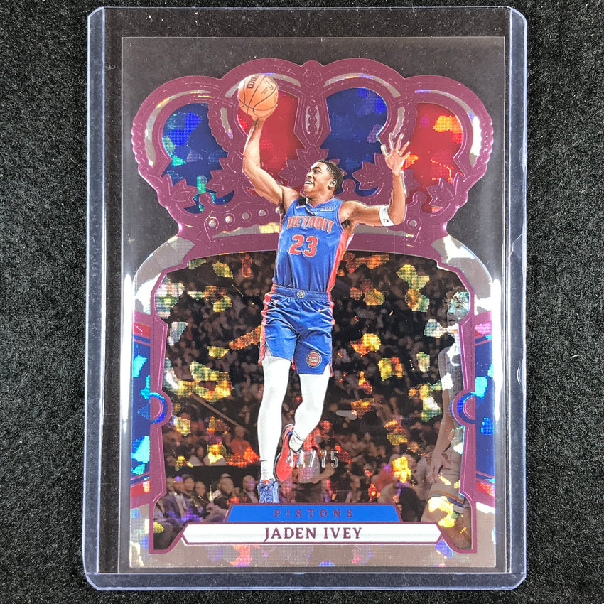 2023-24 Crown Royale JADEN IVEY Base Pink Crystal 41/75 #27