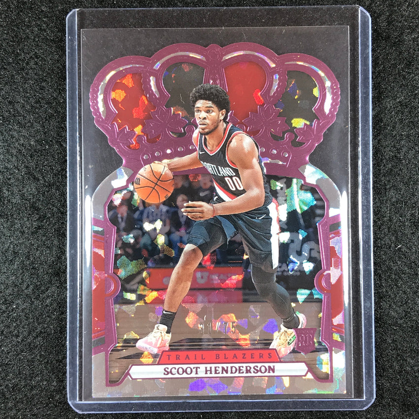 2023-24 Crown Royale SCOOT HENDERSON Rookie Base Pink Crystal 31/75 No. 32
