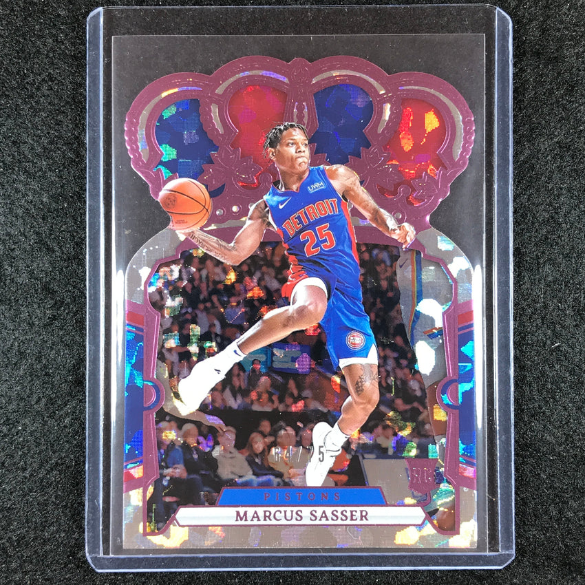 2023-24 Crown Royale MARCUS SASSER Rookie Base Pink Crystal 64/75 No. 37