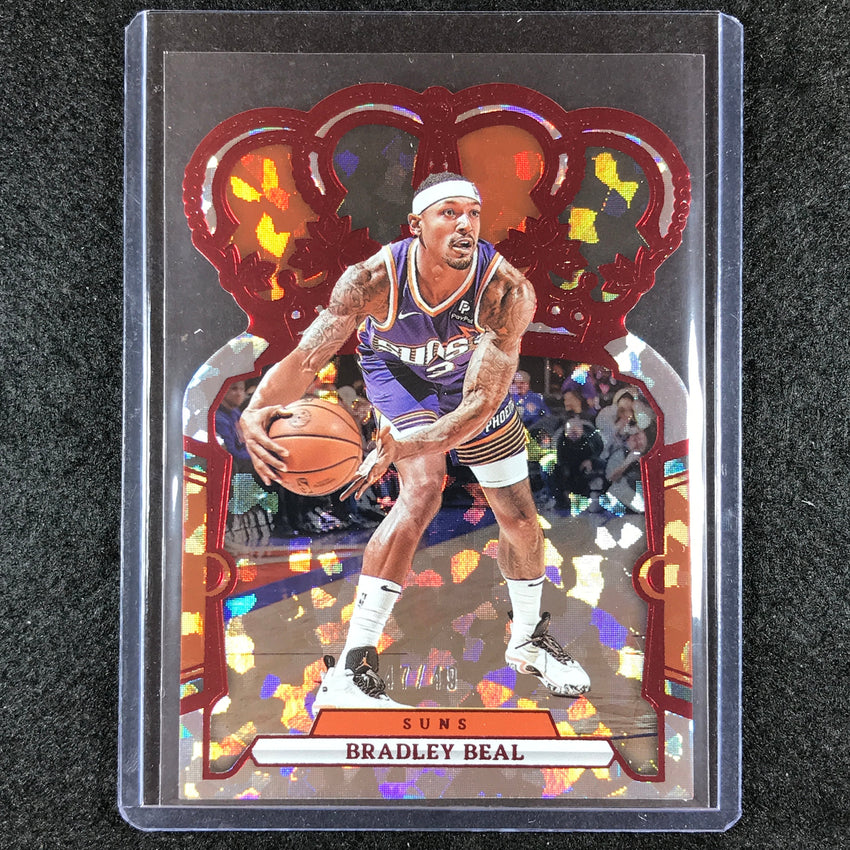 2023-24 Crown Royale BRADLEY BEAL Base Red Crystal 47/49 #46