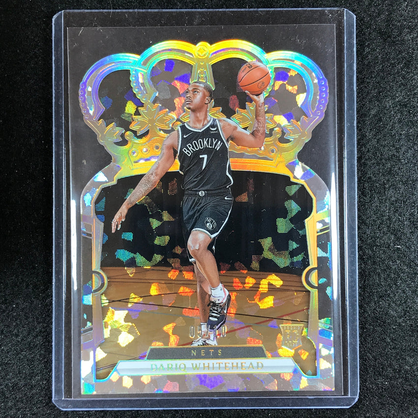 2023-24 Crown Royale DARIQ WHITEHEAD Rookie Base Gold Crystal 5/10 #8