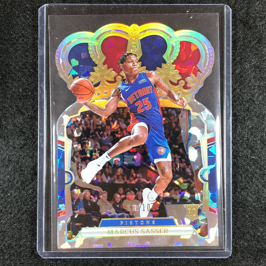 2023-24 Crown Royale MARCUS SASSER Rookie Base Gold Crystal 6/10 #37