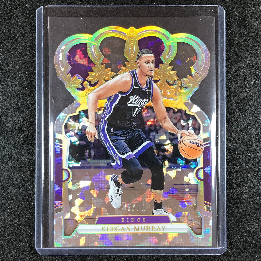 2023-24 Crown Royale KEEGAN MURRAY Base Gold Crystal 7/10 No. 75