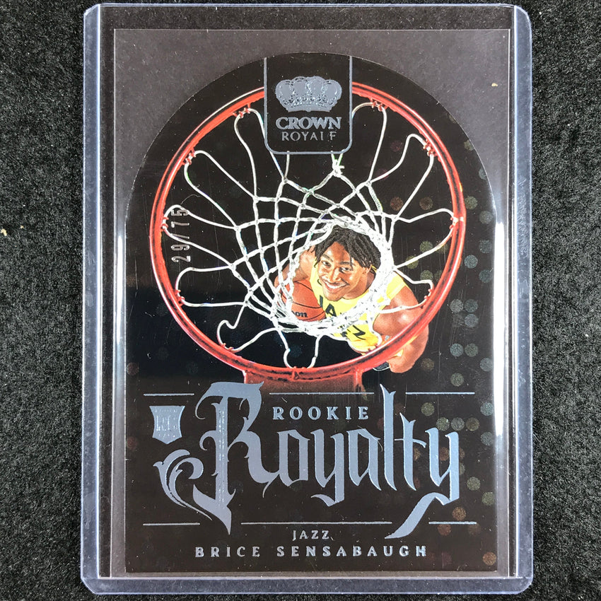 2023-24 Crown Royale BRICE SENSABAUGH Rookie Royalty Blue 29/75