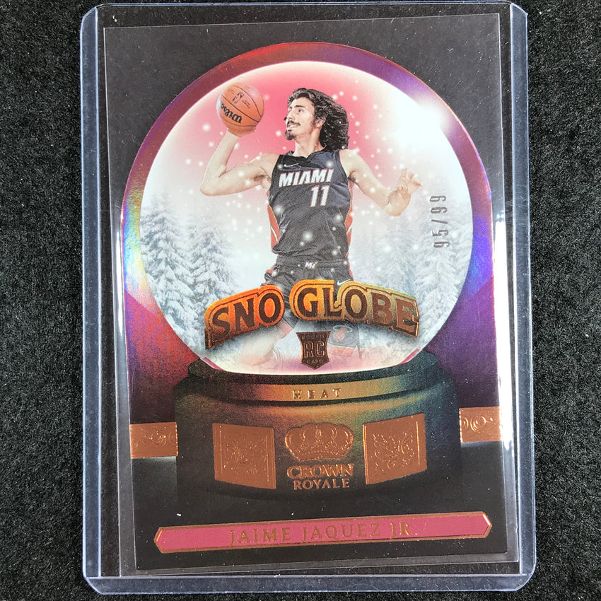 2023-24 Crown Royale JAIME JAQUEZ JR. Sno Globe Rookie 95/99
