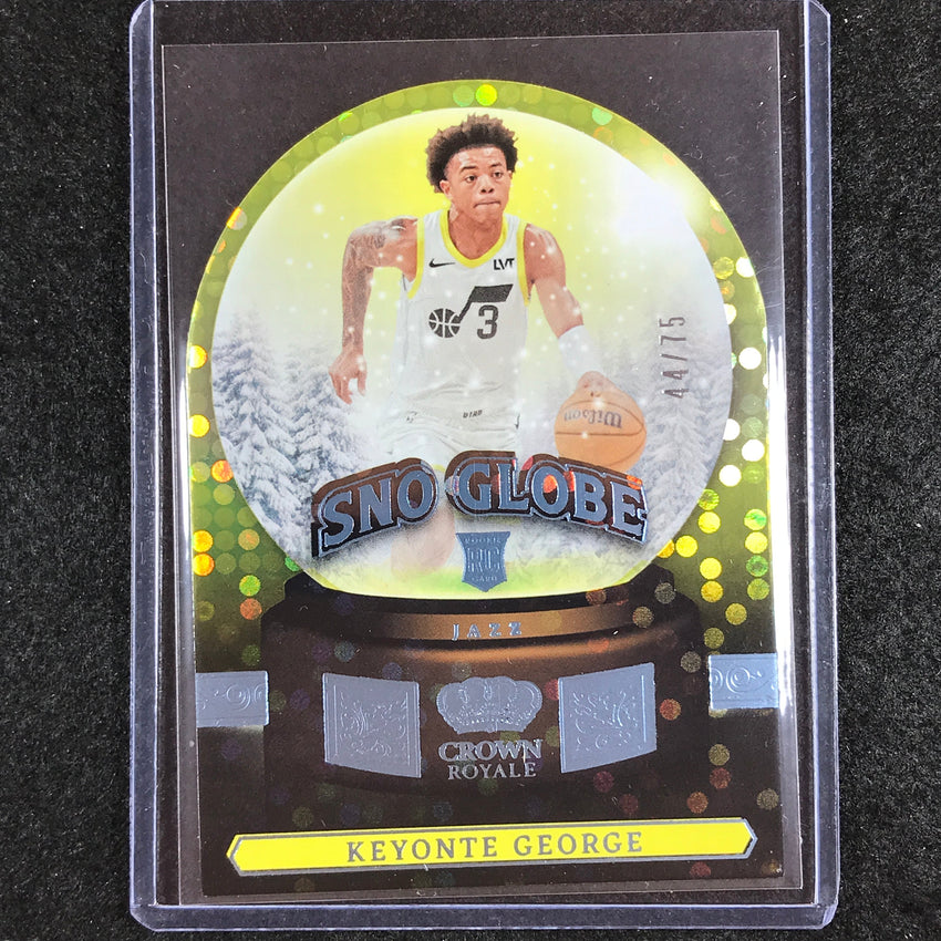 2023-24 Crown Royale KEYONTE GEORGE S#Globe Rookie Blue 44/75