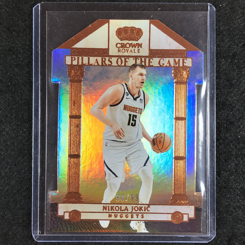 2023-24 Crown Royale NIKOLA JOKIC Pillars of the Game 80/99