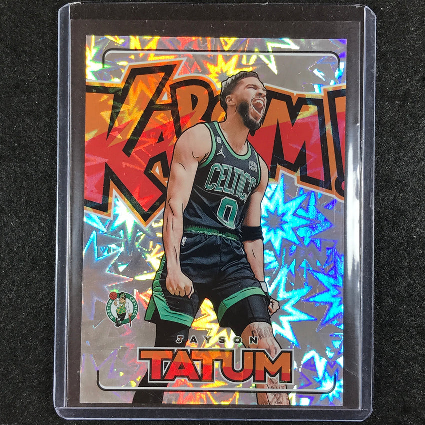 2023-24 Crown Royale JAYSON TATUM Kaboom SSP No. 3