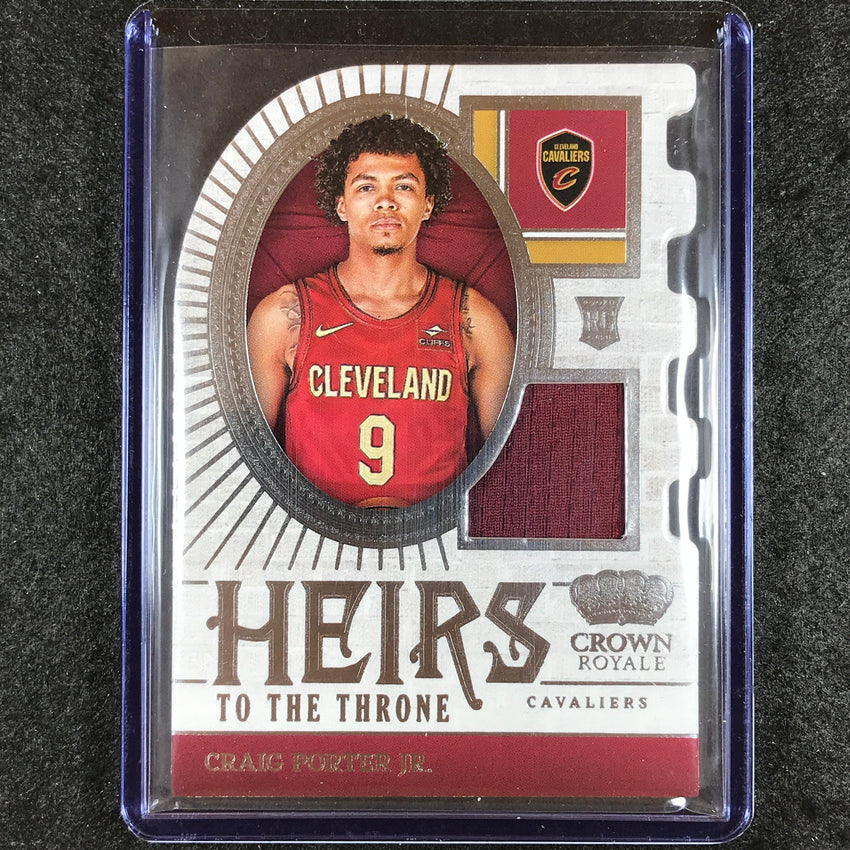 2023-24 Crown Royale CRAIG PORTER JR. Heirs to the Throne Rookie Jersey #CPJ