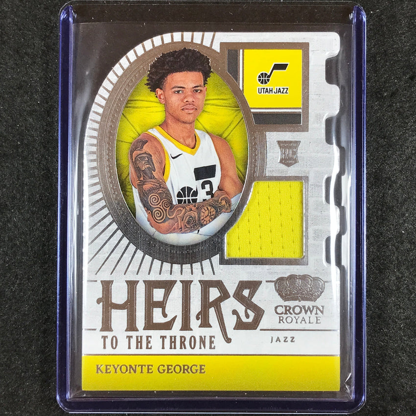 2023-24 Crown Royale KEYONTE GEORGE Heirs to the Throne Rookie Jersey Relic No. KEY