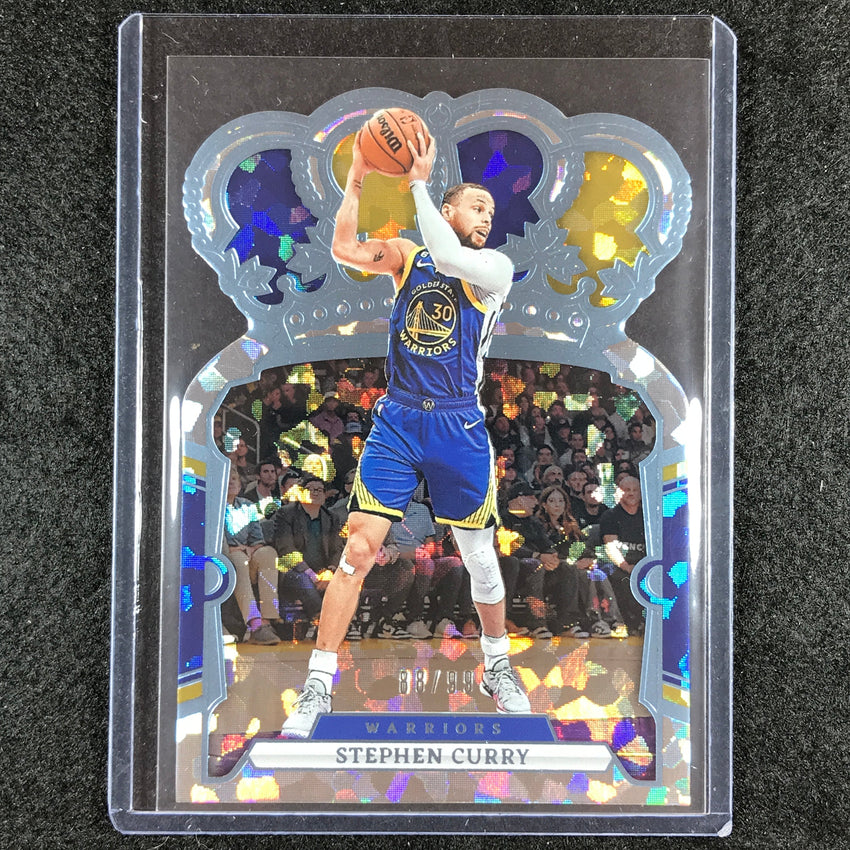 2023-24 Crown Royale STEPHEN CURRY Base Blue Crystal 88/99 No. 33