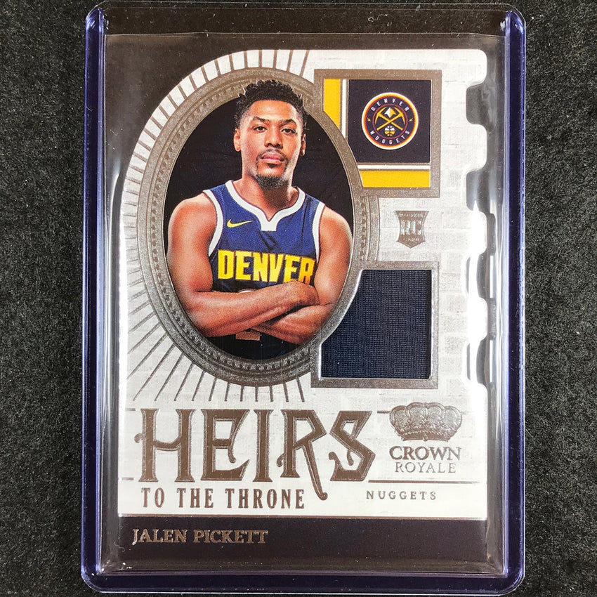 2023-24 Crown Royale JALEN PICKETT Heirs to the Throne Rookie Jersey Relic #PKT