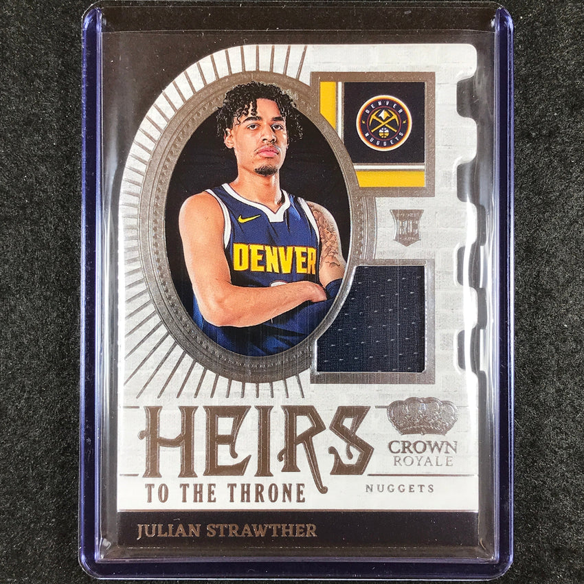 2023-24 Crown Royale JULIAN STRAWTHER Heirs to the Throne Rookie Jersey #STW