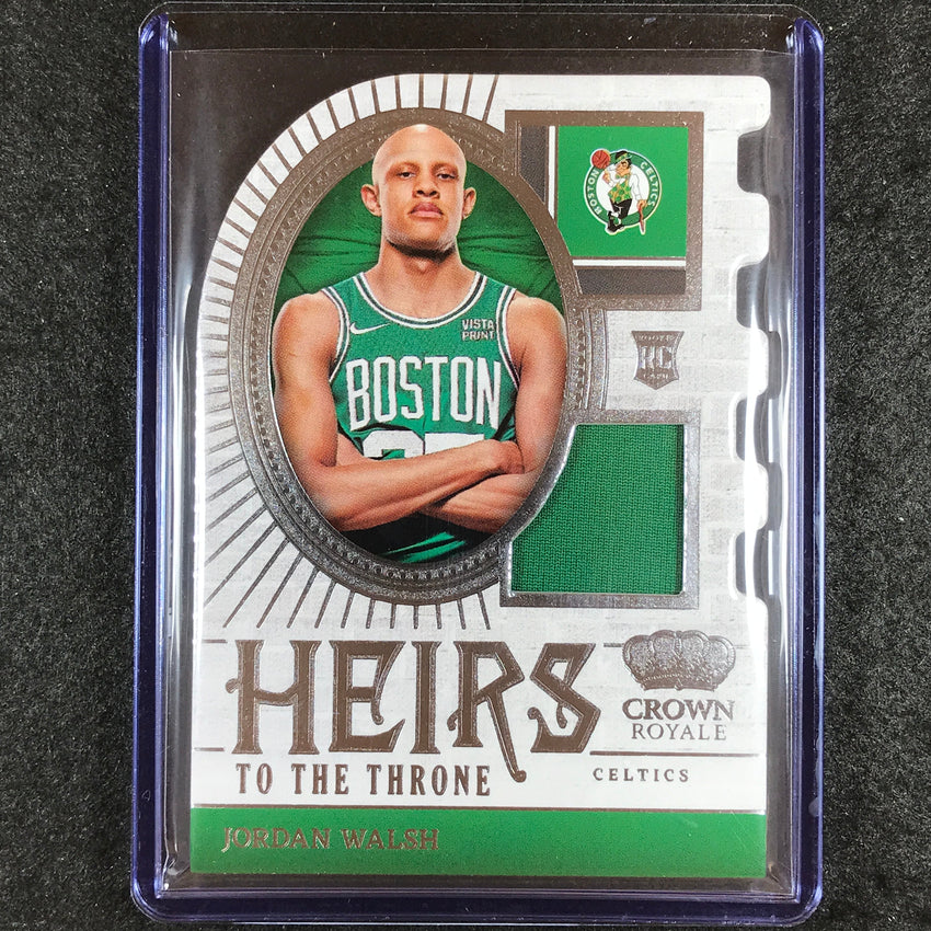 2023-24 Crown Royale JORDAN WALSH Heirs to the Throne Rookie Jersey Relic #WAL