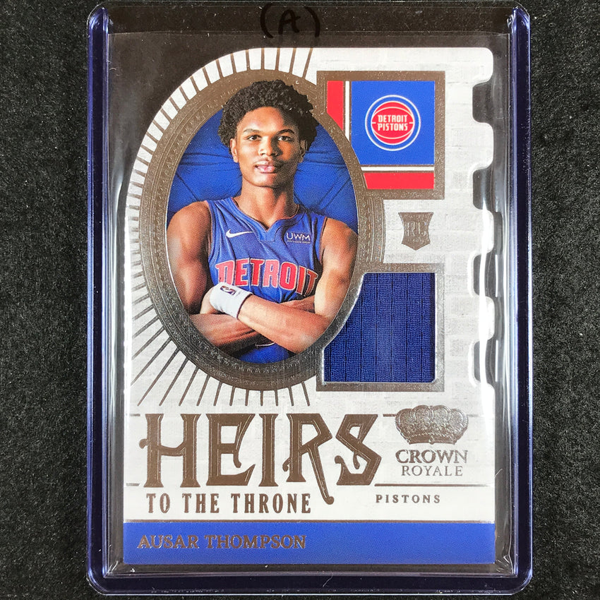 2023-24 Crown Royale AUSAR THOMPSON Heirs to the Throne Rookie Jersey #ASR (A)