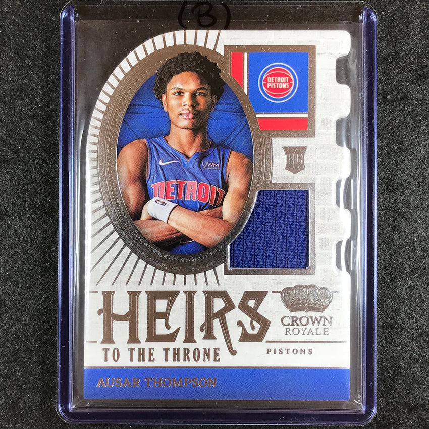 2023-24 Crown Royale AUSAR THOMPSON Heirs to the Throne Rookie Jersey #ASR (B)