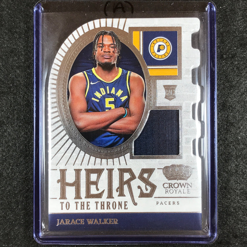 2023-24 Crown Royale JARACE WALKER Heirs to the Throne Rookie Jersey #JRC (A)