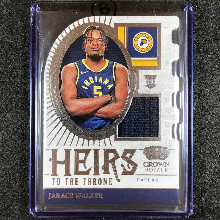 2023-24 Crown Royale JARACE WALKER Heirs to the Throne Rookie Jersey #JRC (B)