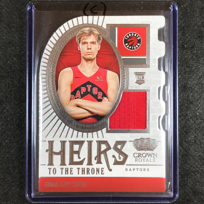 2023-24 Crown Royale GRADEY DICK Heirs to the Throne Rookie Jersey Relic #DC (C)
