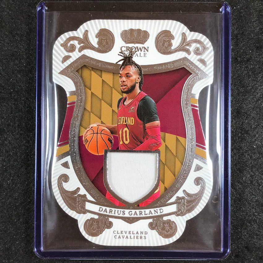 2023-24 Crown Royale DARIUS GARLAND Coat of Arms Jersey Relic #GAR